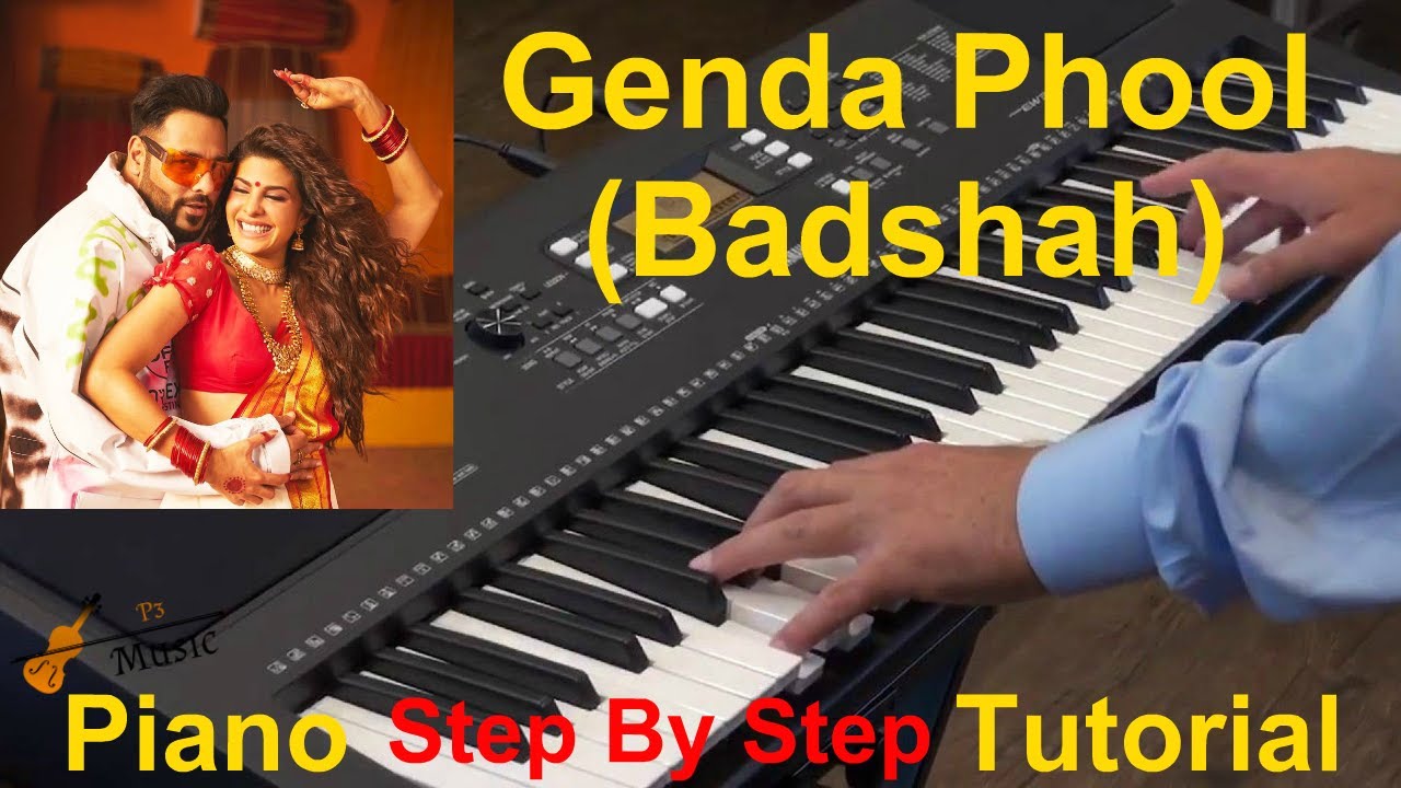 Genda Phool  Piano Tutorial with Notes I boro loker beti lo lomba lomba chul piano tutorial