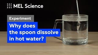 How to dissolve a spoon in hot water (Disappearing spoon experiment)