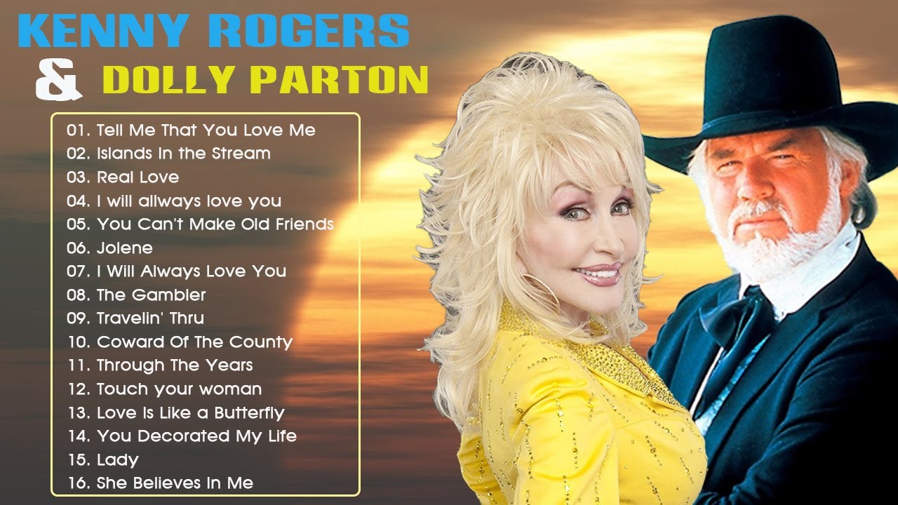 Kenny Rogers, Dolly Parton Greatest Hits Full Album 🎵🎶 Best Country