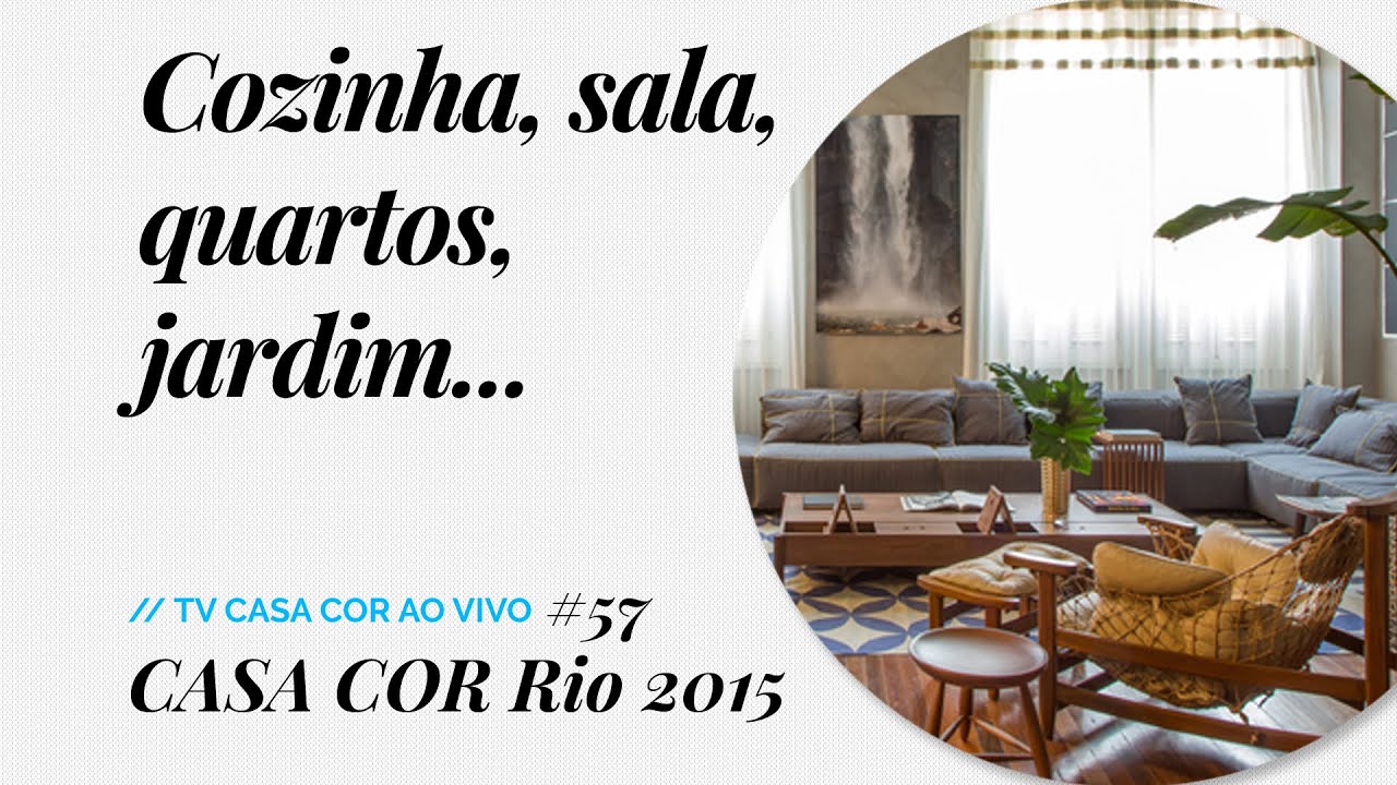 Cozinha, jardim, quartos, sala de leitura e mais em CASA COR Rio 2015 cozinhas pequenas e simples