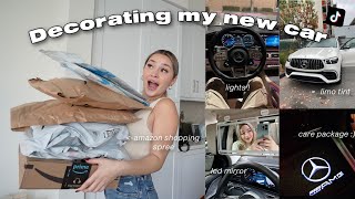 decorating my NEW car + FULL CAR TOUR | she's a baddie now