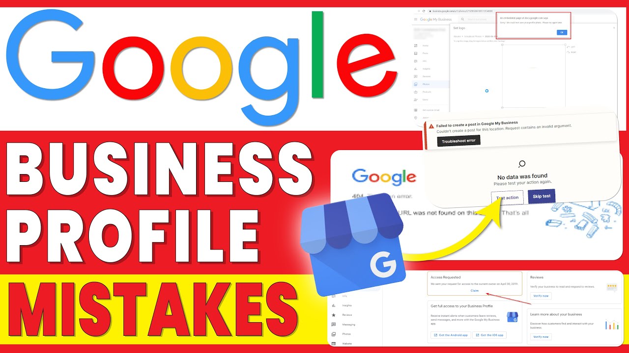 google business profile mistakes google my business mistakes
