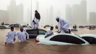 God Punishes Dubai, Uae And Saudi Arabia Without Mercy Flash Floods And Storms Destroy Everything