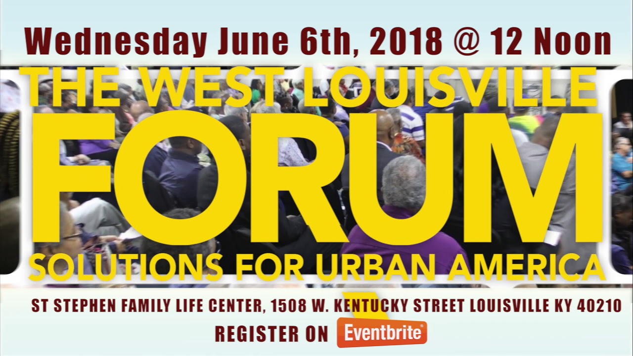 West Louisville Forum June 6th @ Noon feat Yvette Carnell and Antonio Moore - YouTube