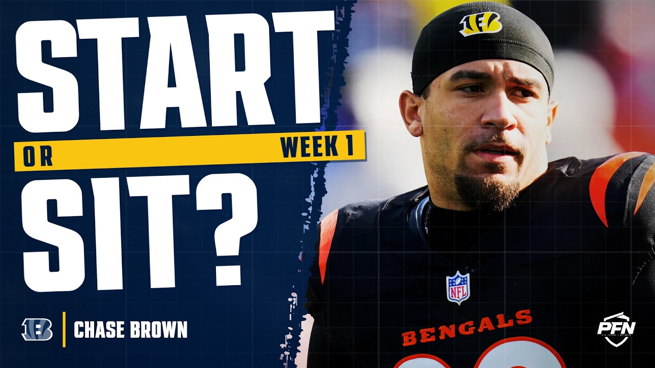 Week 1 Chase Brown Fantasy Start/Sit 2026