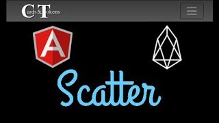 Scatter EOSIO Angular app demo - Cards & Tokens