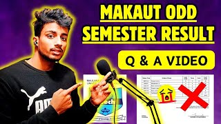 Makaut Odd Sem Incomplete Result, Backlog, Year Lag, PPR, SVMCM related doubts?(Q & A Video)?makaut
