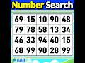 Number Search #688 I did my best today.【Match | brain game | puzzle 】