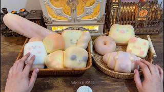 Oddly Satisfying Wax Bread & Pastry Cracking (No Talking ASMR)
