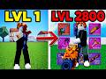 UPEI DO LEVEL 1 AO 2800 SÓ COM ARMAS NO BLOX FRUITS