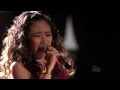 And i am telling you im not going  jessica sanchez american idol peformance