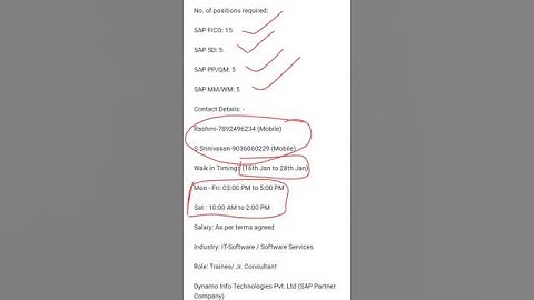 SAP SD/MM/FICO ALL FRESHERS AND EXPERIENCE CAN APPLY#rightdecision #sapfico #motivation #saphelp