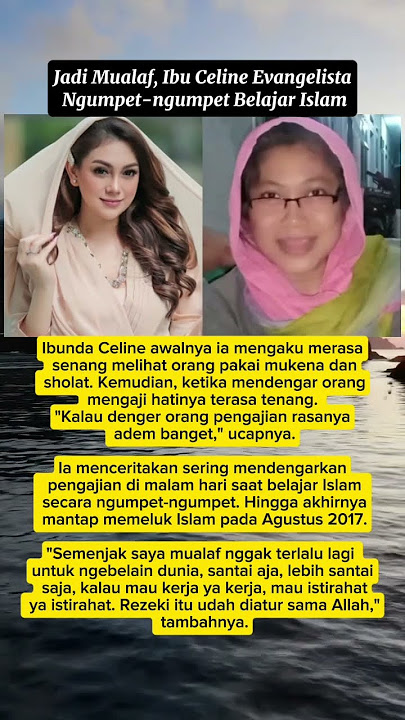 Jadi Mualaf, Ibu Celine Evangelista Ngumpet-ngumpet Belajar Islam #shortsfeed #shorts #shortvideo