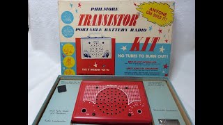 Philmore TR-33 transistor radio kit in the box (~1960? USA)