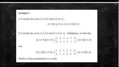 2  ORBITS, CYCLES AND THE ALTERNATING GROUPS