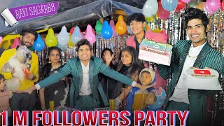 1 M Followers Celebration 🎉 | Insta पे हो गये 1मिलियन फ़ॉलोअर्स 🥳| Full Party Vlog | Ravi sagar88