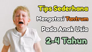 Tips Sederhana Mengatasi Tantrum Pada Anak Usia 2-4 Tahun