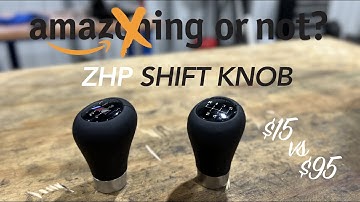 OEM BMW ZHP Shift Knob vs Amazon $15 Knockoff