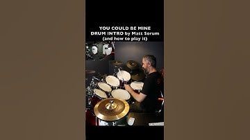 Thumbnail of How to play the intro of YOU COULD BE MINE on drums - Guns n Roses - Matt Sorum