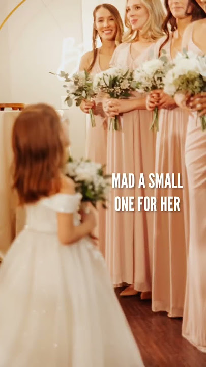 My 6 Year Old Played A HUGE Role In Our Wedding 👀😭🤍 #shorts #wedding #vlog #family