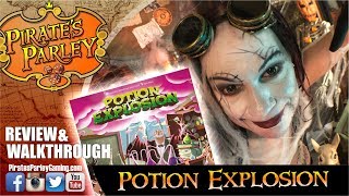 Potion Explosion - Tabletop Game - Review & Walkthrough (with Pirates)