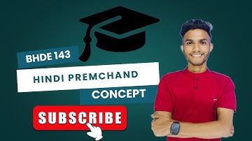 BHDE 143 | HINDI PREMCHAND IMPORTANT QUESTIONS | IGNOU WALAY