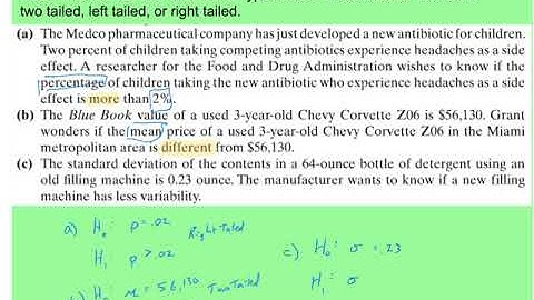 10.1 - The Language of Hypothesis Testing