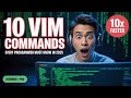 10 Vim Commands Every Programmer Needs to Know in 2025 | vim commands