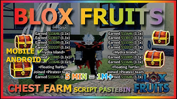BLOX FRUITS Script No Key UPD HALLOWEEN AUTO FARM CHEST, CHEST FARM, EZ BELI (5MIN = 1M BELI) 🎃🐯