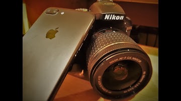 iPhone 7 Plus vs DSLR NIKON D5300 ( IS BUYING A DSLR IN 2017 WORTH THE MONEY ?)
