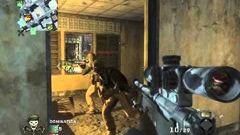 CoD Black ops No-Scope Double kill collateral