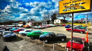 American Muscle Car Lot Update Maple Motors 12/4/23 Hot Rods Classics For Sale V8 Rides Deals USA