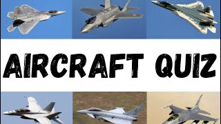 Military Aircraft Recognition Quiz