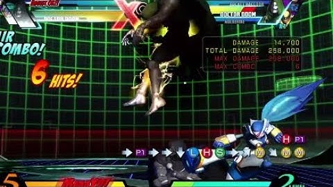 Dr. Doom/Zero Hard Tag Combo-Ultimate Marvel VS Capcom 3