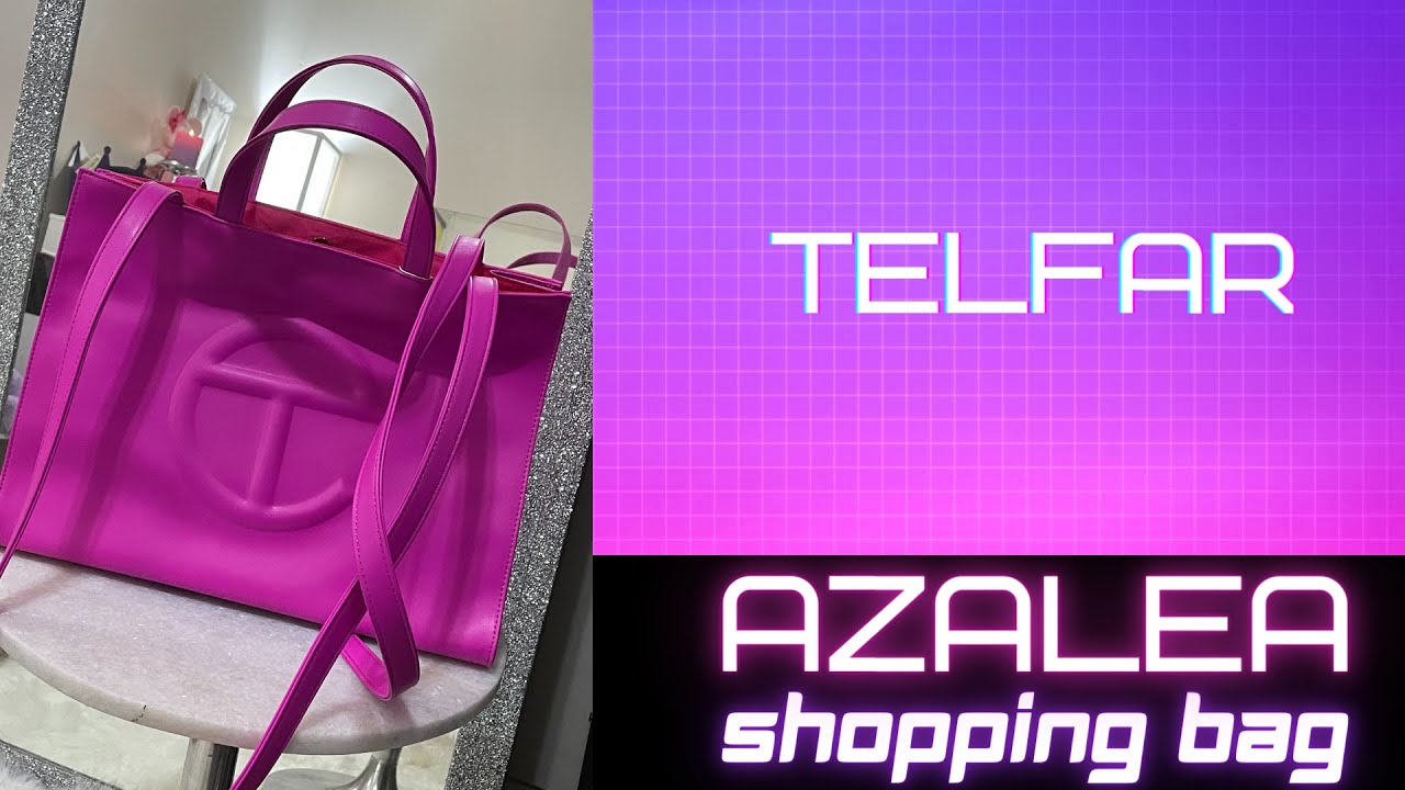 telfar large shopping bag Azealea Pink