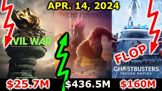 "Civil War" Opens to #1, Godzilla x Kong: TNE is #2, Ghostbusters: Frozen Empire is #3 (Ep. 447)