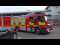 Bucks fire and rescue Volvo Pump Turnout at Aylesbury Fire station
