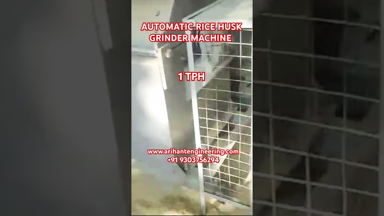 AUTOMATIC RICE HUSK GRINDER MACHINE,1 TPH RICE HUSK POWDER,RICE HUSK,CATTLEFEED GRINDER,HUSK GRINDER