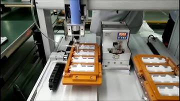 Single Head Double Platform Screw Fastening Machine