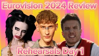 Eurovision 2024 Review - Rehearsals Day 1