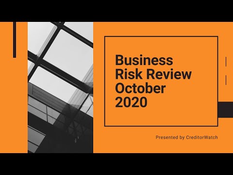Business Risk Review October 2020