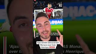 Ajax bereikt akkoord met Monaco over Caio Henrique ❌❌❌