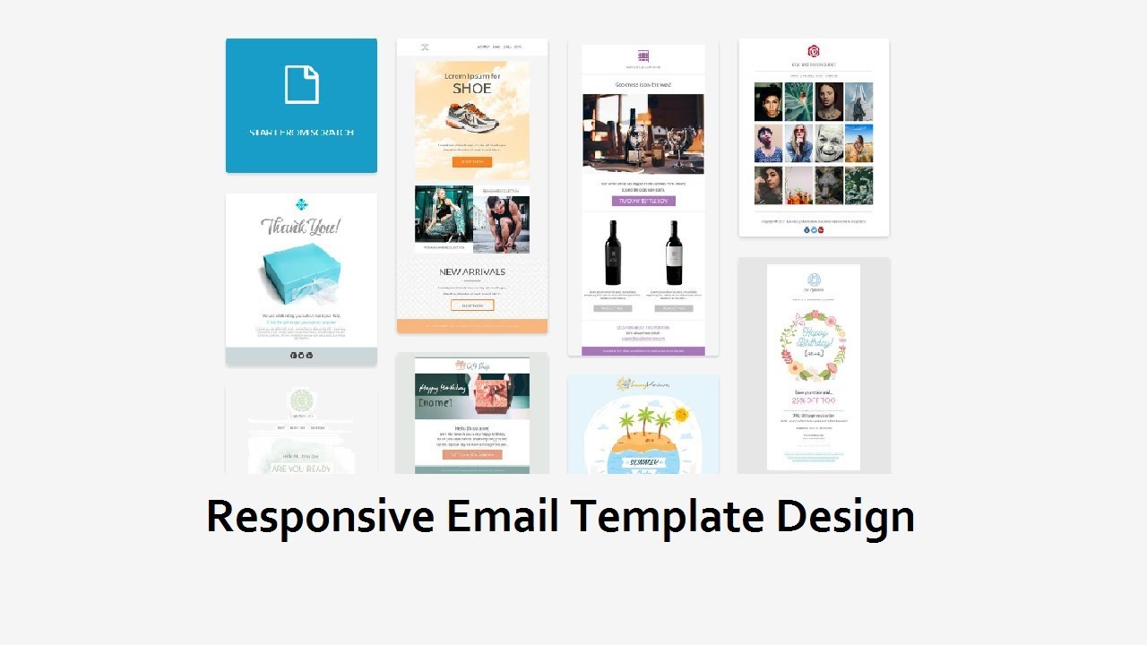 Easy Tutorials How To Create A HTML Email Template | Responsive Email Template Design