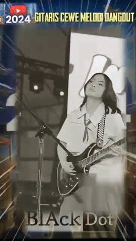 GITARIS CEWE MELODI DANGDUT LUKISAN CINTA #shorts #gitariscewek