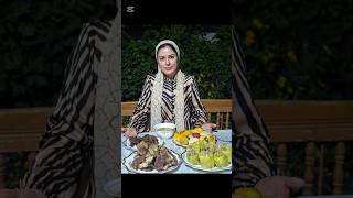 Steamed meat with vegetables?? Мясо на пару с овощами?? #uzbekfood #cooking #dolma #shorts #khorezm