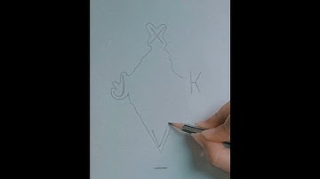 XJVK India map #glaringlife #glart #shorts #india #map #easydrawing #shorts_video
