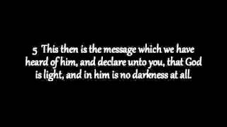 1st John Chapter 1 KJV AV Read Along