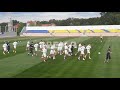 Открытая тренировка сборной Украины по футболу в Солнечном