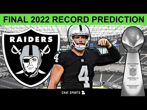 FINAL Raiders 2022 Record & Score Predictions For Las Vegas