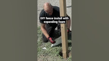 DIY fence repair or install with Sika Post Fix #mikeholmes #shorts #diy